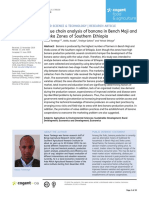 Value Chain Analysis of Banana in Bench Maji and Sheka Zones of Southern Ethiopia