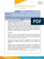 Anexo 1 - Tarea 3 Ficha Resumen Lecturas Unidad 2 - Miyeli Martinez Procesos Cognocitivos