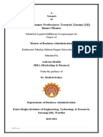 Aafreen Sheikh Xiaomi Final Project Synopsys