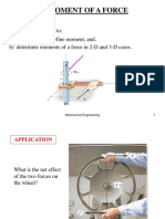 Moment of A Force: Objectives