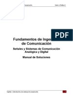 Señales y Sistemas de Comunicación Analógica y Digital - Manual de Soluciones