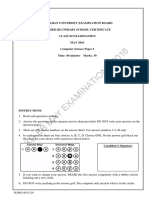 Computer Science HSSC 1 Paper I