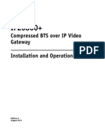 Compressed BTS Over IP Video Gateway Installation and Operation Manual