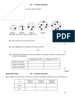 Key Neutron Proton: Igcse Questions Set - 1 (Atomic Structure)