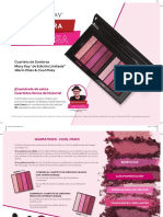 Tarjeton Cuarteto de Sombras Mary Kay