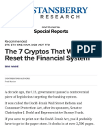 The 7 Cryptos That Will Reset The Financial System: Special Reports