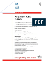 Diagnosis of ADHD in Adults