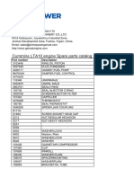 Cummins Lta10 Engine Spare Parts Catalog