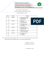 Contoh Jadwal Piket PPDB 2021