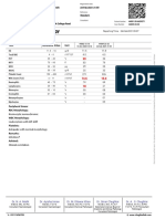 Department of Hematology: Blood C/E (Complete, CBC)