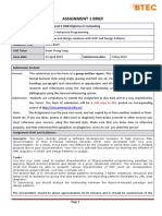 Unit 20 - Assignment Brief 1