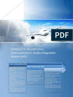 MODULE 5: Aircraft Voice Communication: Audio Integration System (AIS)