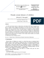 Female Sexual Abuseres of Children