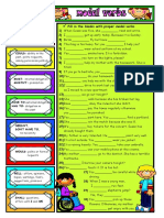 Fill in The Blanks With Proper Modal Verbs: Present, Asking Permission