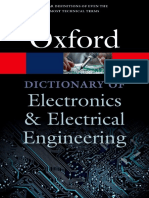 A Dictionary of Electronics and Electrical Engineering 2018