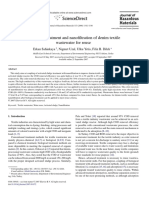 Biological Treatment and Nanofiltration of Denim Textile Wastewater For Reuse