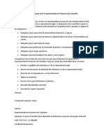 Modelo para Tramitar Una Queja Ante La Superintendencia Financiera de Colombia