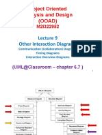 OOAD Lect9 Communication Timing Interaction Diagrams