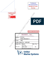 Vendor Data Book For Helideck Fixed Foam System (ABS Approved)