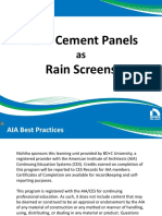 Fiber Cement Panels Rain Screens