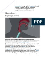 The Regulators Respiratory Mechanisms: Articulating