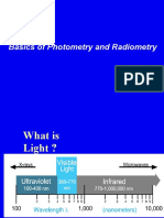 Lecture1 Phtometry and Radiometry