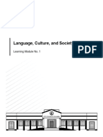 Language, Culture, and Society