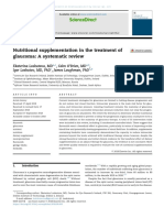 Nutritional Supplementation in The Treatment of Glaucoma: A Systematic Review