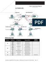 Lab 5.5.1: Basic Access Control Lists: Topology Diagram