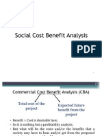 Social Cost Benefit Analysis