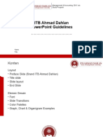 ITB Ahmad Dahlan PPT Guidelines