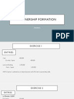 PARTNERSHIP FORMATION Exercises Answers