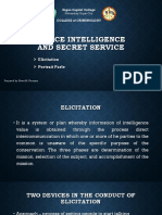 Police Intelligence and Secret Service: Elicitation Portrait Parle