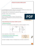 Caracteristiques de Quelque Dipoles Passifs Cours 2