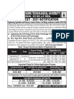 Jawaharlal Nehru Technological University: Ap Eapcet - 2021 Notification