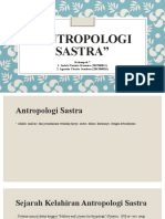 Antropologi Sastra