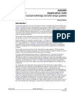 AN2450 Application Note: LLC Resonant Half-Bridge Converter Design Guideline