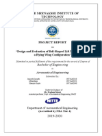 Design and Evaluation of Bell-Shaped Lift Distribution For A Flying Wing Configuration