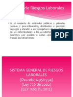 Sistema General de Riesgos Laborales 2021in