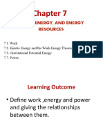 CH 7 WORK, ENERGY, AND ENERGY MFF