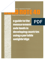 ORN 40 Measurement of Axle Loads