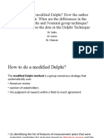 Delphi Technique