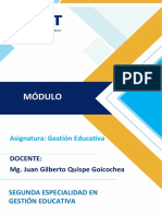 Módulo Gestión Educativa