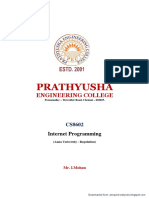 CS8651 Internet Programming (Downloaded From Annauniversityedu - Blogspot.com)