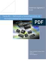 Definicion y Funcionamiento de Microcontroladores y Microprocesadores