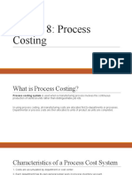 Lesson 8 Process Costing