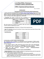 Department of Human Resources: Bharat Dynamics Limited, Visakhapatnam िानि संसाधन मिभाग