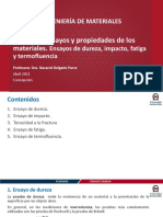 Unidad 3. Ensayos y Propiedades de Los Materiales. 2. Ensayos de Dureza, Impacto, Termofluencia y Fatiga. 202110