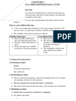 Chapter 7 Class As A User Defined Data Type