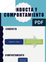 Conducta y Comportamiento